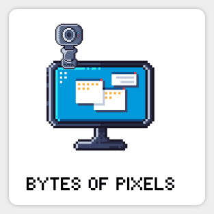 Pixel Fusion: Bytes of Pixels Magnet